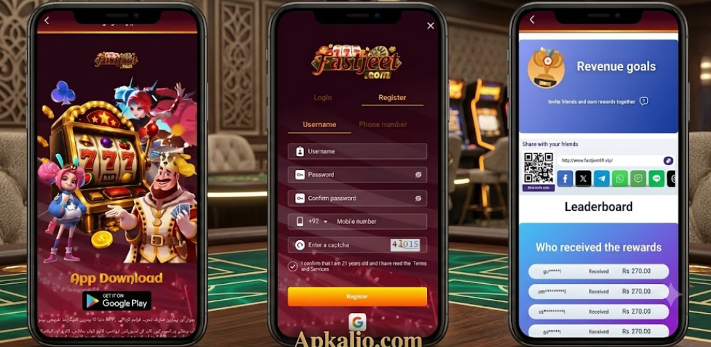 FAST JEET Game Register & Login
