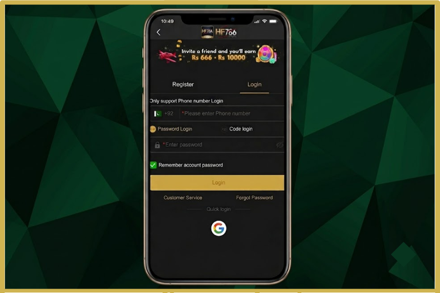 HF786 Game Account Creation